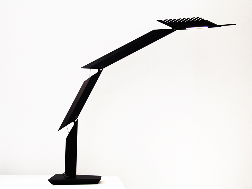 daniel libeskind structures paragon table lamp for artemide