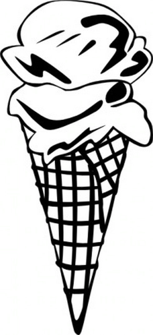 Ice Cream Cones Ff Menu Clip Art 15 | Free Vector Download ...