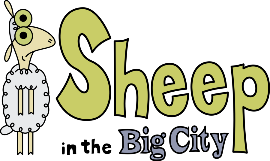 Sheep in the Big City Title Card (enhanced) by RGBAguy on deviantART