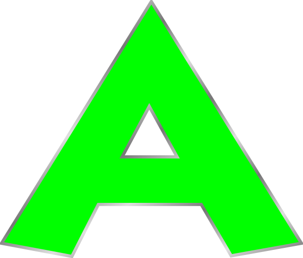 Letter A Clip Art at Clker.com - vector clip art online, royalty ...