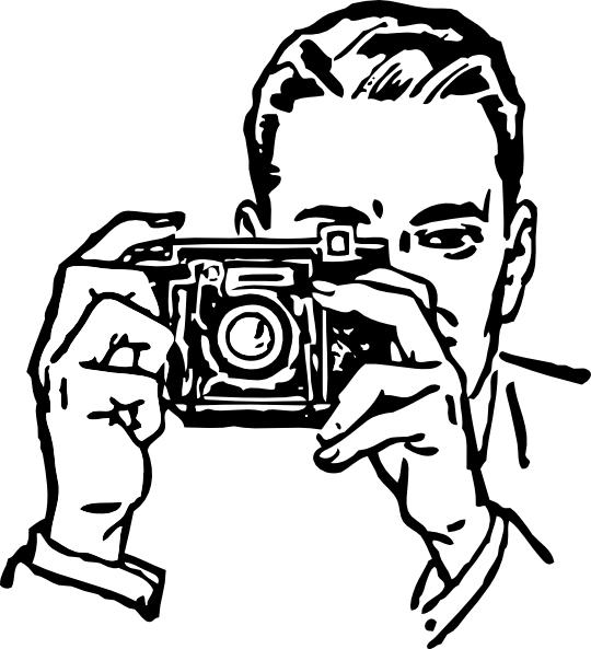 Man With A Camera Clip Art at Clker.com - vector clip art online ...