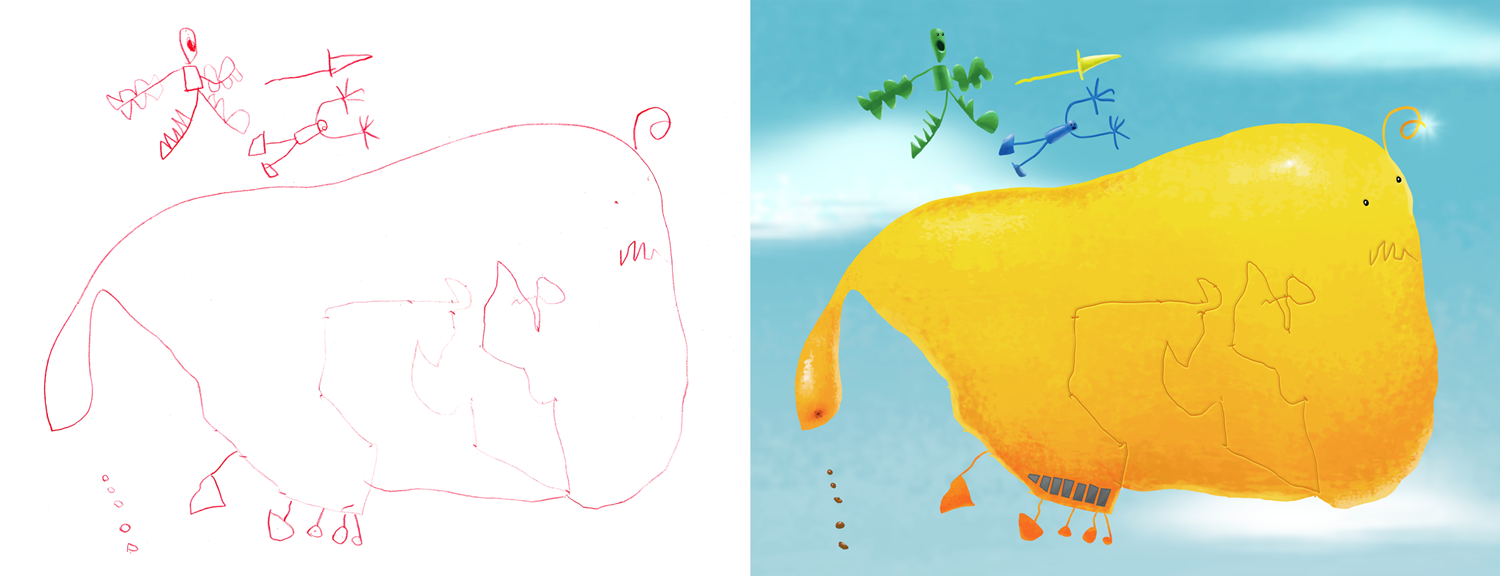 Art Jumble Blog: Week 111: Kid drawings of monsters