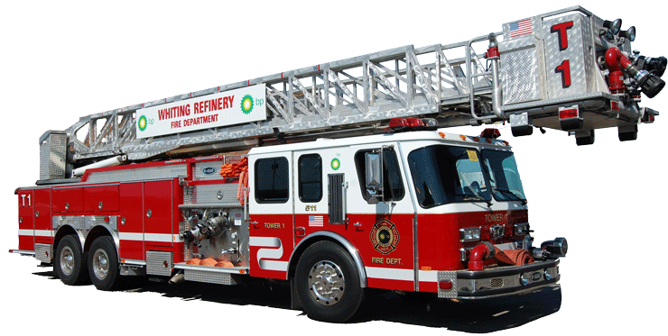 Indiana Fire Trucks: BP Whiting Refinery Fire Department