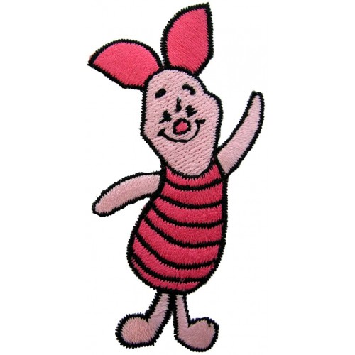 WINNIE THE POOH - PIGLET CARTOON COMIC EMBROIDERED PATCH - ClipArt ...