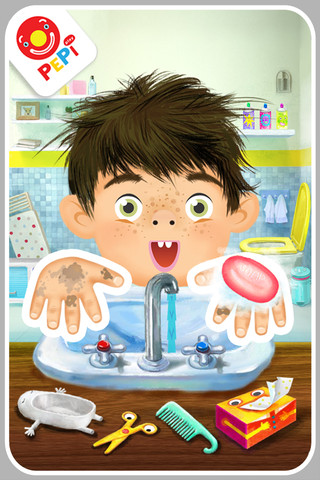 Pepi Bath 1.0 for iOS-Interactive Game for Kids Teaches Personal ...