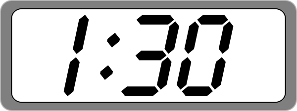 Digital Clock Clipart 9 45 | Clipart Panda - Free Clipart Images