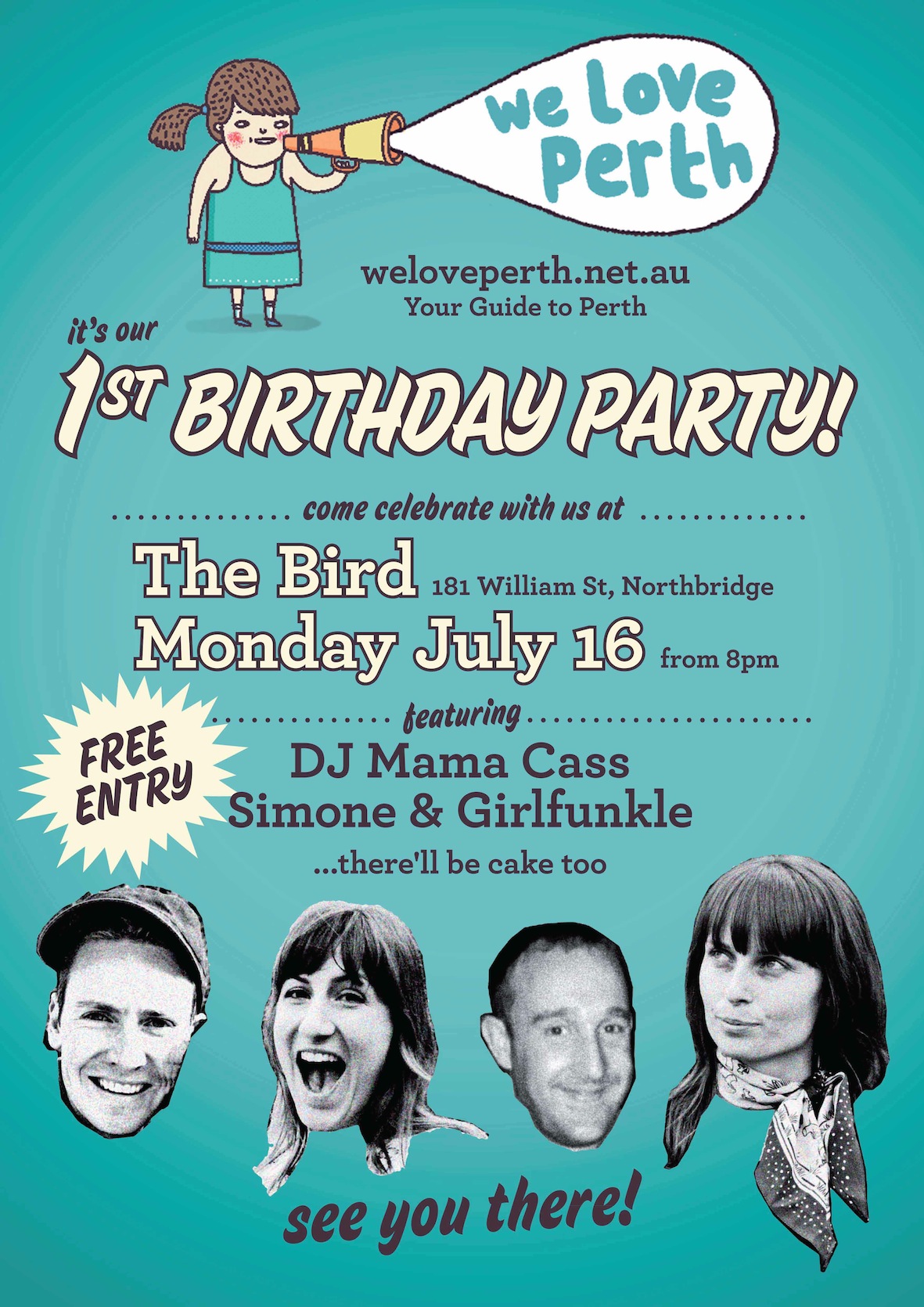 We Love Perth First Birthday Poster 1 « We Love Perth