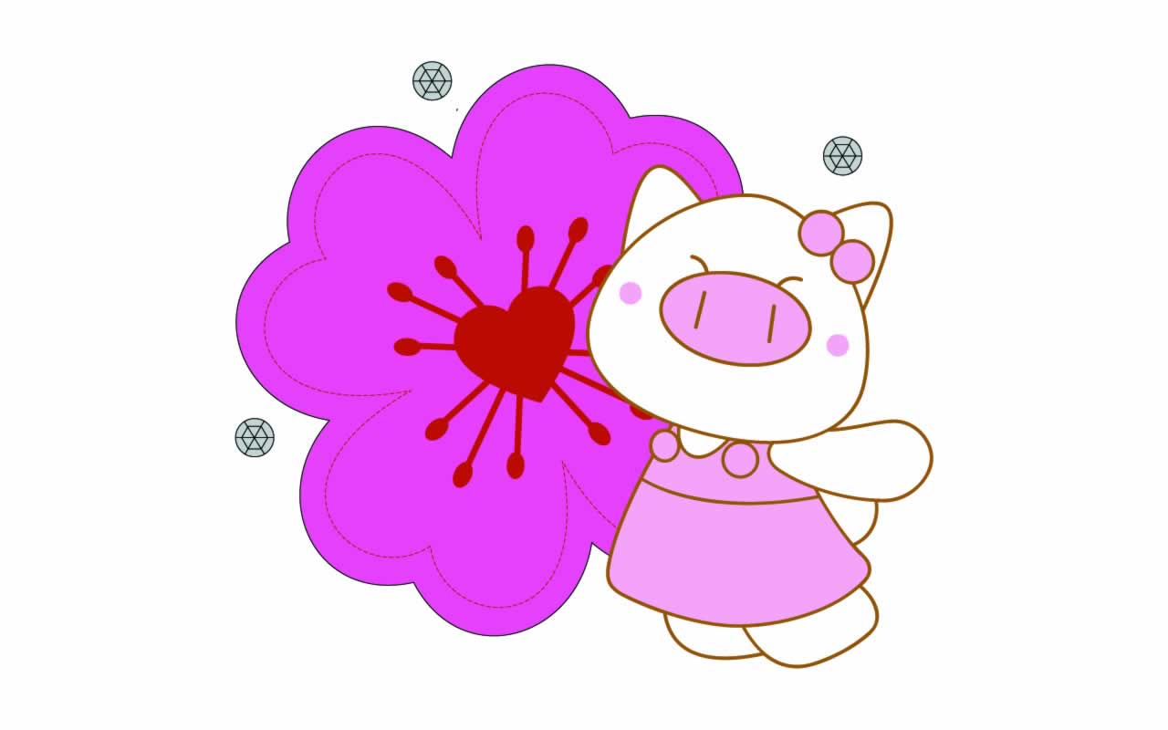 pig-cartoon-wallpaper_1280x800 ...