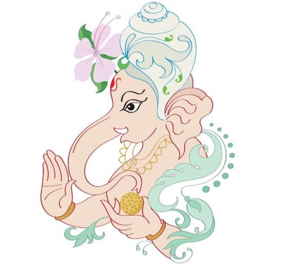 Beautiful Lord Ganesha Sketch - God Pictures