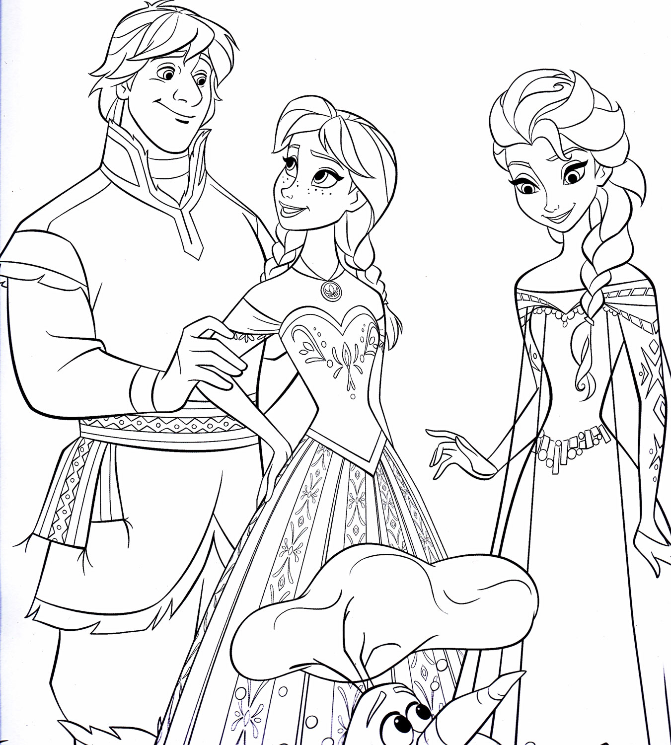 Dibujos de Frozen para Colorear ~ Vida Blogger
