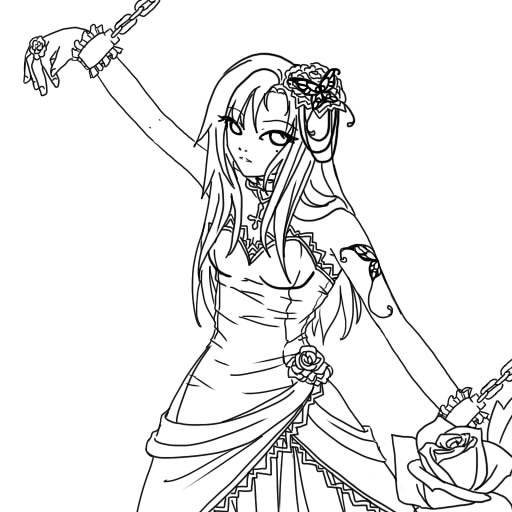 rose.lineart by YuikoHeartless on DeviantArt