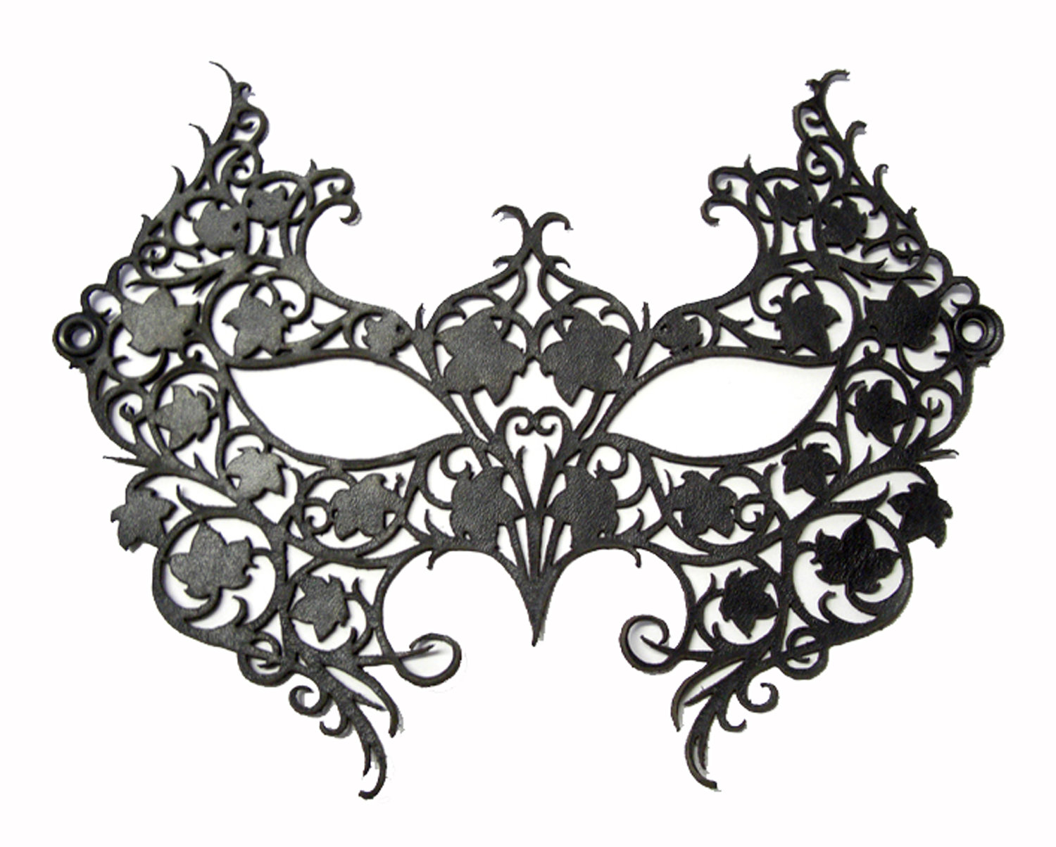 Poison Ivy Black Laser Cut Leather Lace by SkadiJewellery on Etsy
