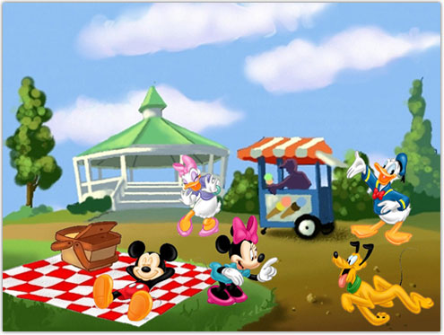 wallpaper cartoon mickey