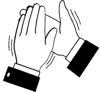 Hands Clapping Black And White - ClipArt Best