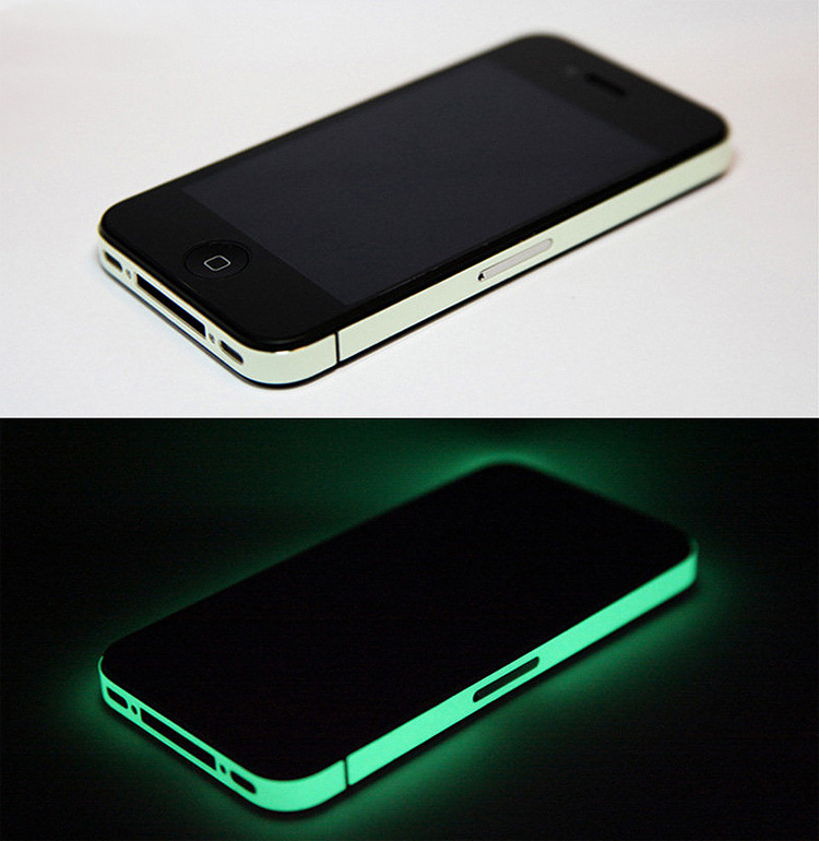 iPhone 4 Glow In The Dark Edge Vinyl Decal Wrap » Design You Trust ...