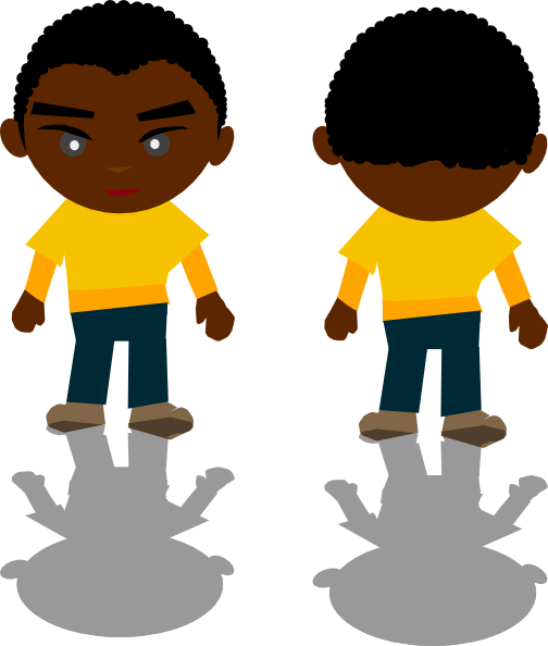 Ricardo Black Boy Png clip art Free Vector / 4Vector