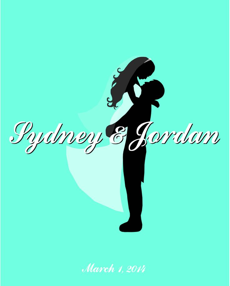 Custom Wedding Artwork - Bride & Groom