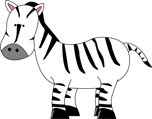 Zebra Clip Art Black And White | Clipart Panda - Free Clipart Images