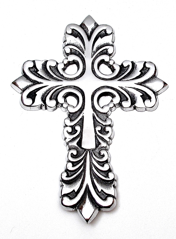 Silver Wall Cross Religious Home Decor Wall Crosses | eBay