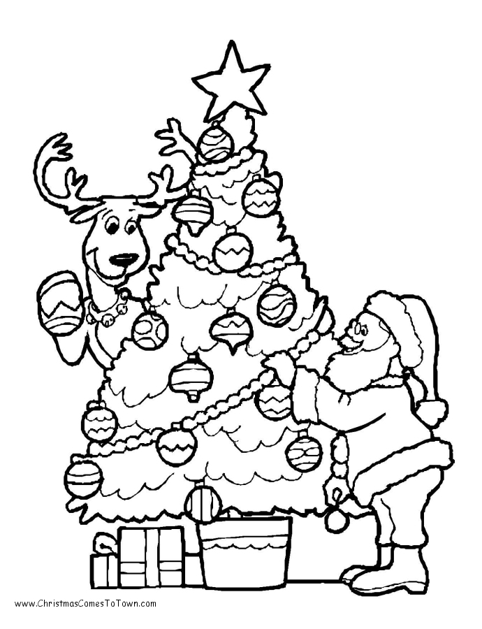 Pictxeer » Search Results » Coloring Pages For Christmas