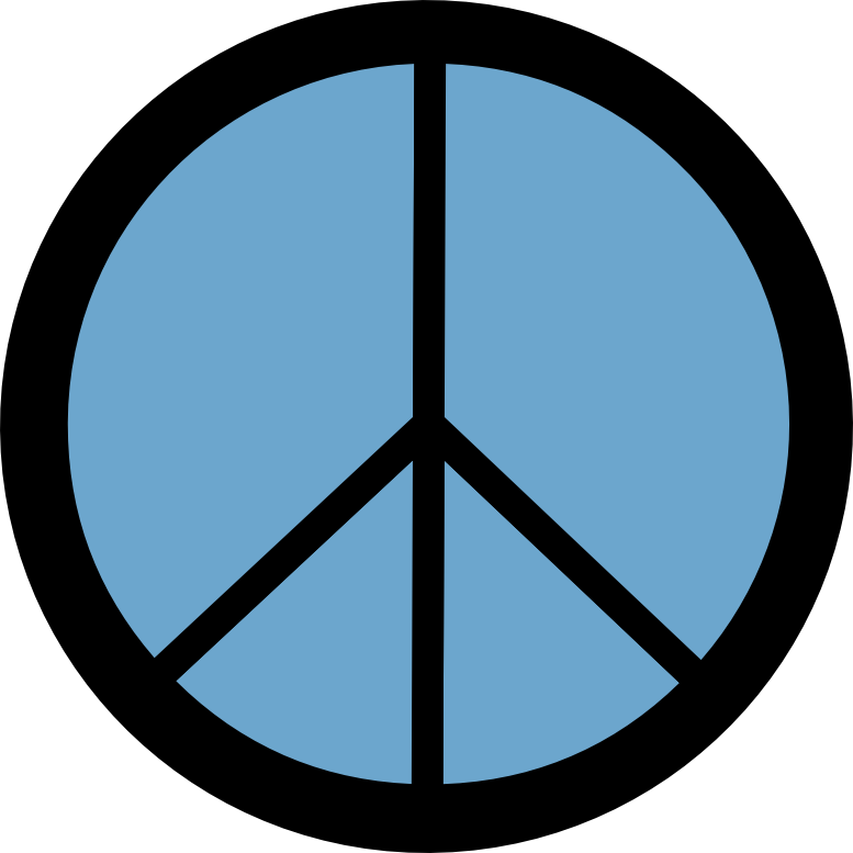 Sky Blue 3 Peace Symbol 12 scallywag peacesymbol.org Peace Symbol ...
