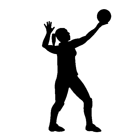 Volleyball Player Hitting Silhouette | Clipart Panda - Free ...