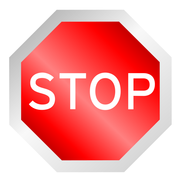 Stop Sign SVG Vector file, vector clip art svg file - ClipartsFree