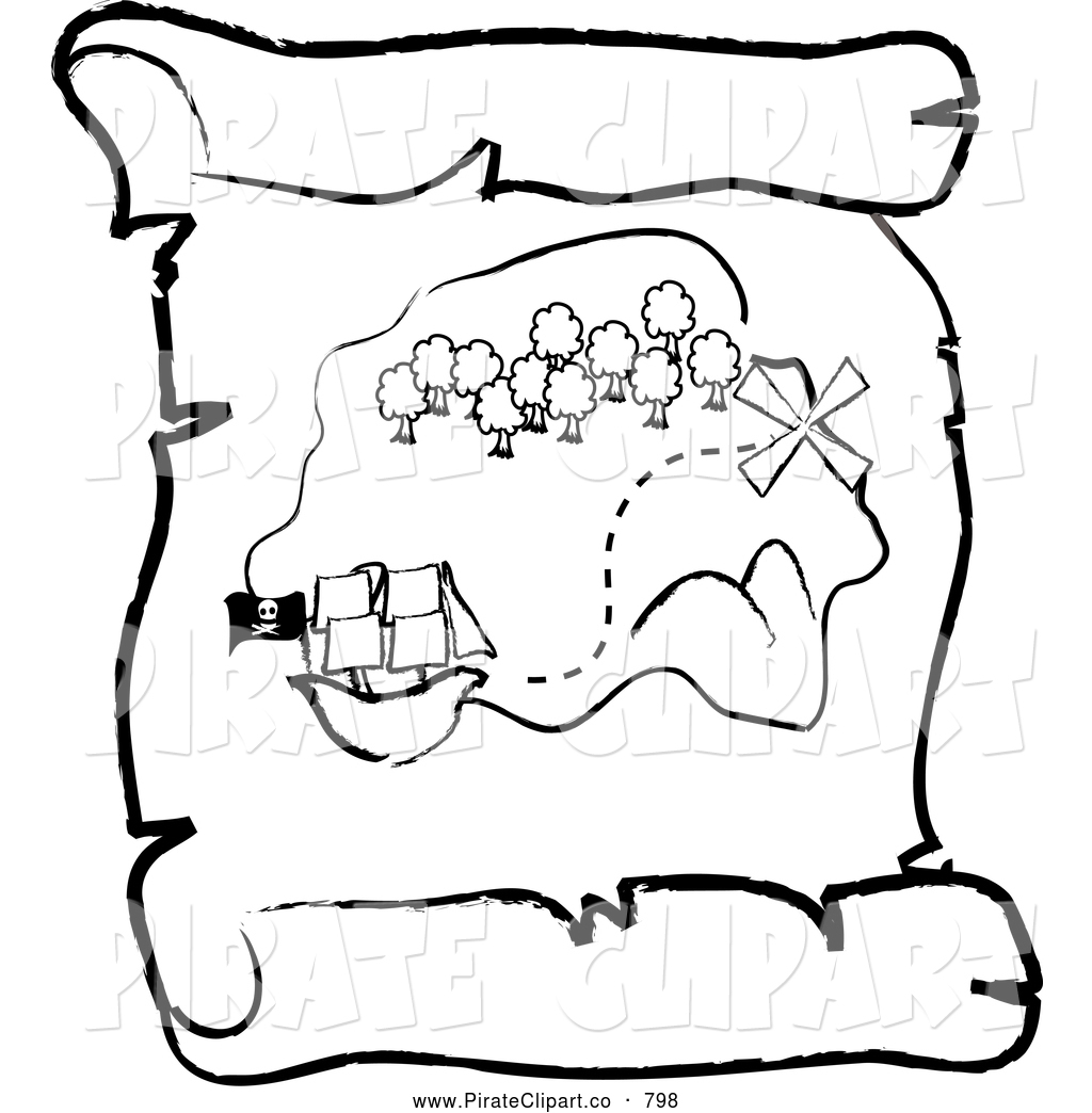 Treasure Map X Clipart - Gallery