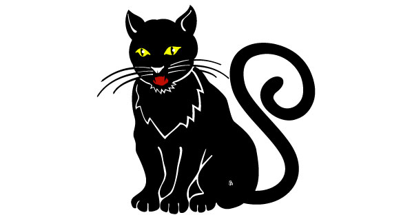 Black Cat Vector Art | Download Free Vector Graphic Designs ...