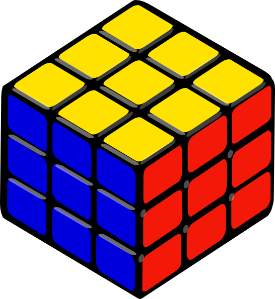 Rubik S Cube clip art - vector clip art online, royalty free ...