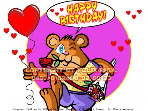 Birthday Wishes Cartoon