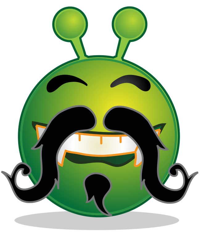 File:Smiley green alien moustache.svg - Wikimedia Commons