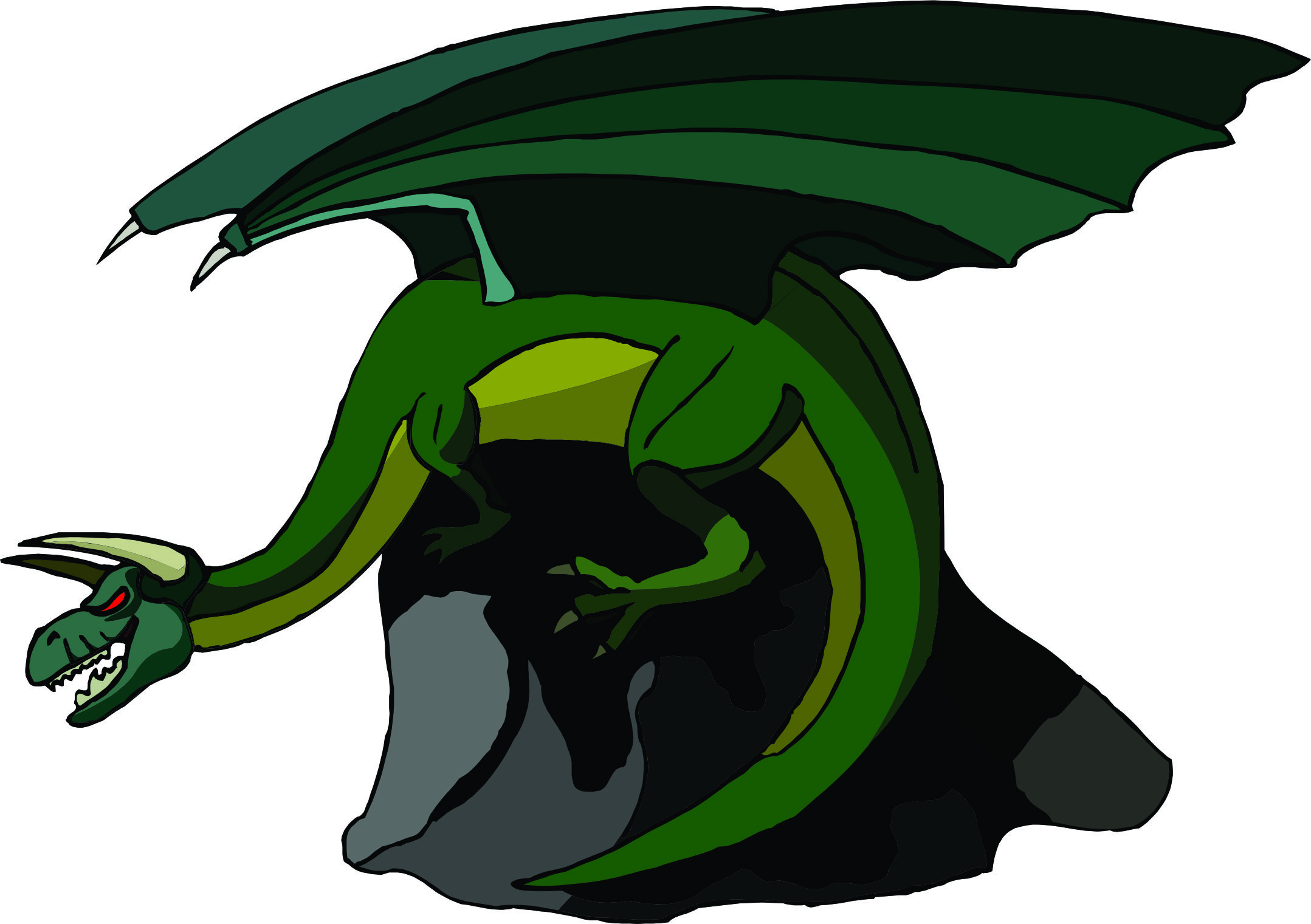 Pictures Of Scary Dragons - ClipArt Best