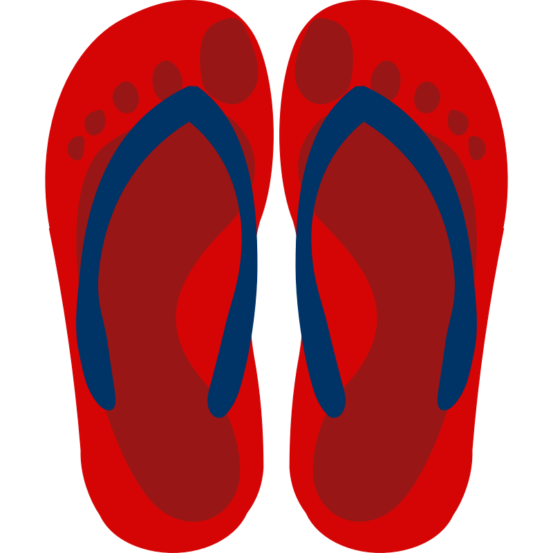 Clip Art Flip Flops - Cliparts.co