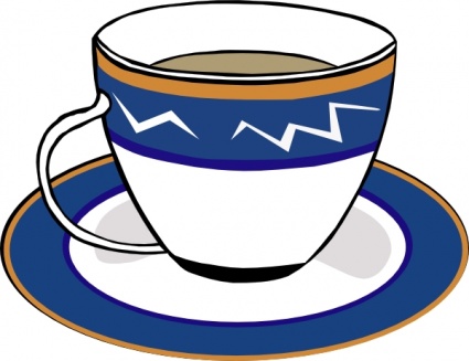 A Cup And A Dish, Clip Art - Clipart.me