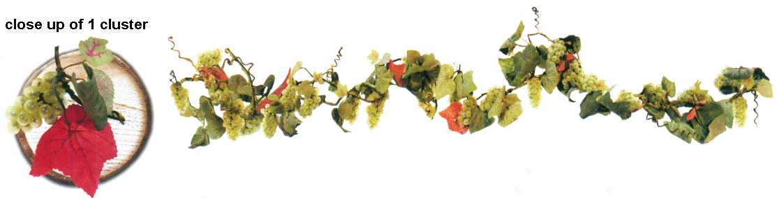 30 Cluster Grape Vine Sukkah Decorations - Judaism.com