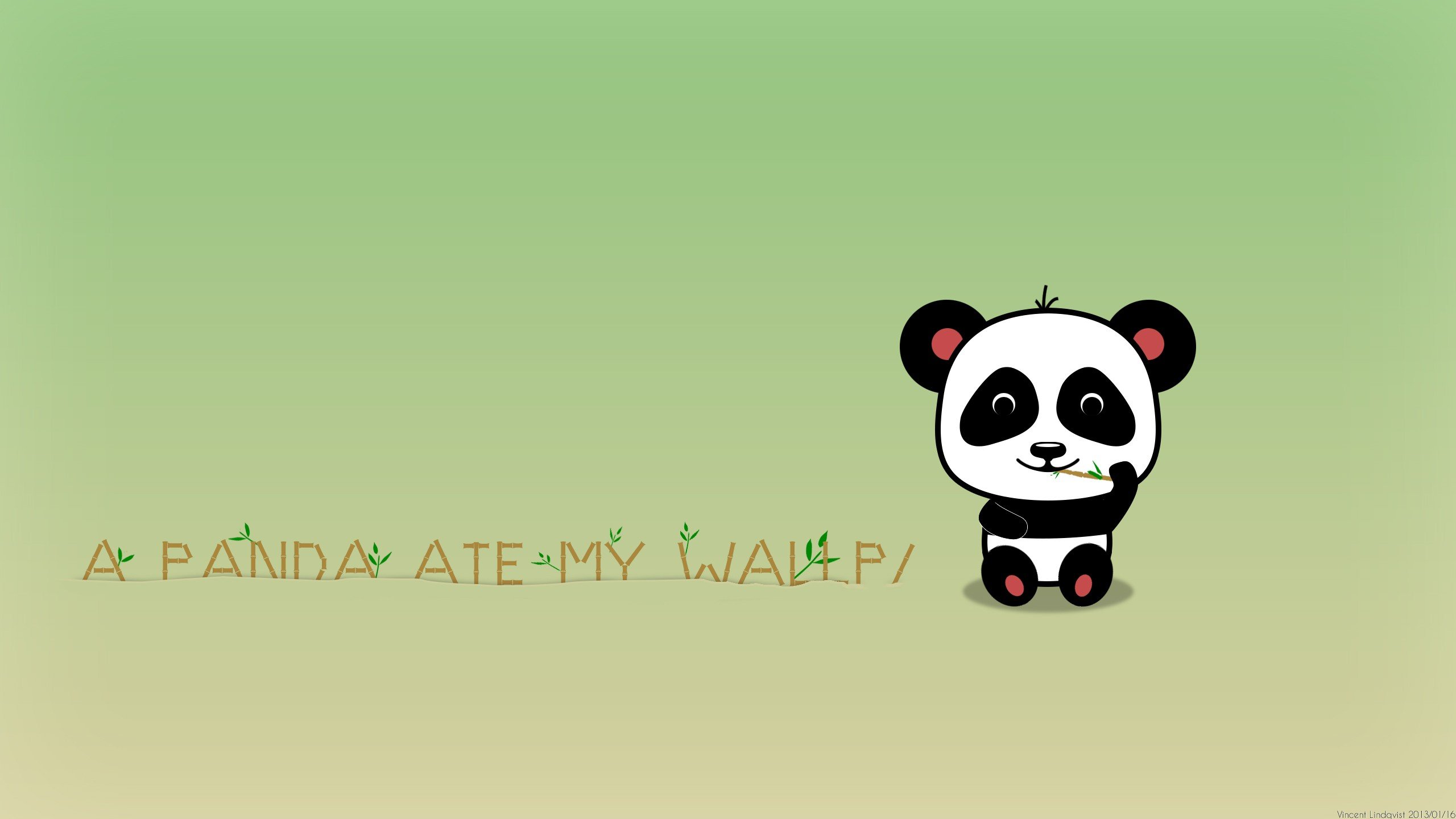 Cute Cartoon Panda | Desktop Wallpapers8