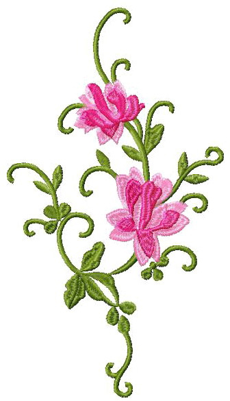 Decor flowers free embroidery design - News - Free machine ...