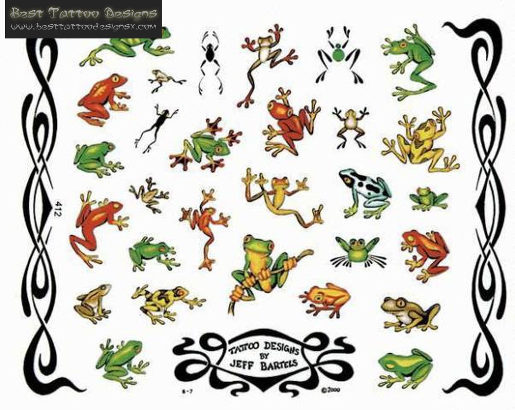 Frog Tattoos, Designs And Ideas : Page 6
