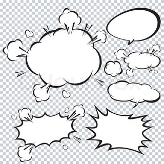 Comic Speech Bubble, Cartoon | Vector | Colourbox