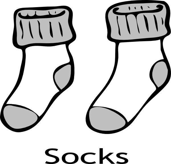 Socks Clip Art at Clker.com - vector clip art online, royalty free ...