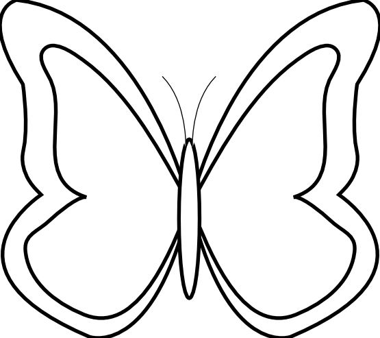 Butterfly Clip Art Black And White | Clipart Panda - Free Clipart ...
