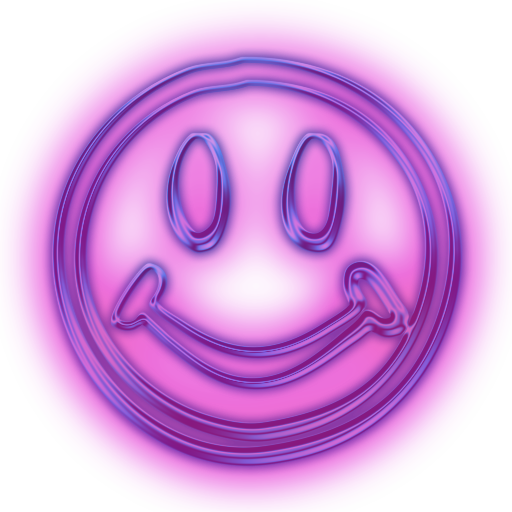 Glowing Purple Neon Icons Symbols Shapes » Icons Etc