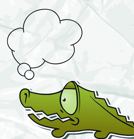 Set of funny Cartoon animals cloud to talk design vector 03 ...