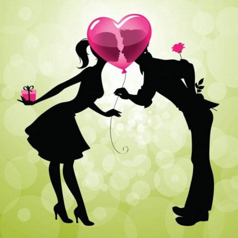 Cartoon Couple Vector | Romance ❥Sweet Love❥ | Pinterest