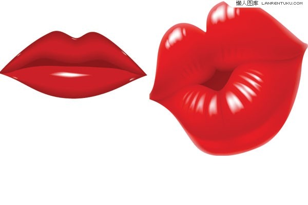 Vector Three-dimensional Sense Of Strong Lips – Graphics ...