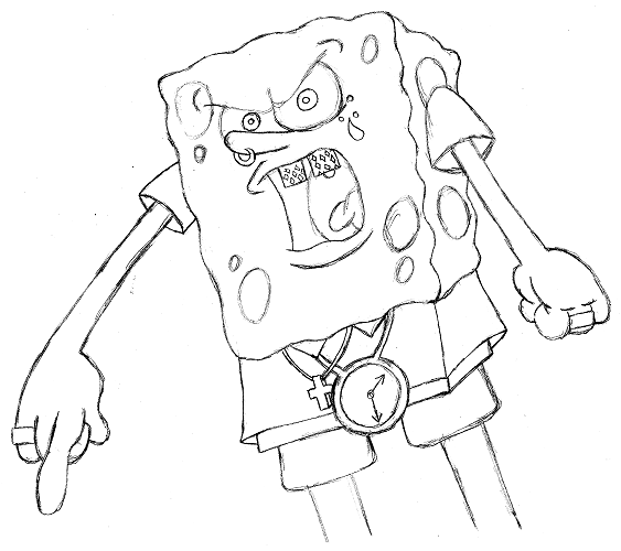 Gangster Spongebob Drawings - Gallery