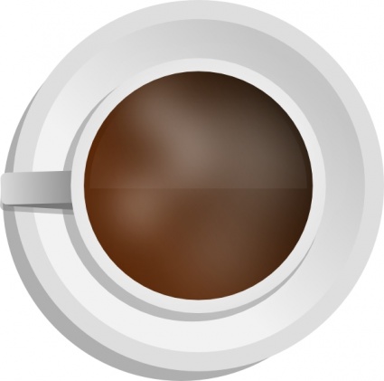 Mokush Realistic Coffee Cup Top View clip art - Download free ...