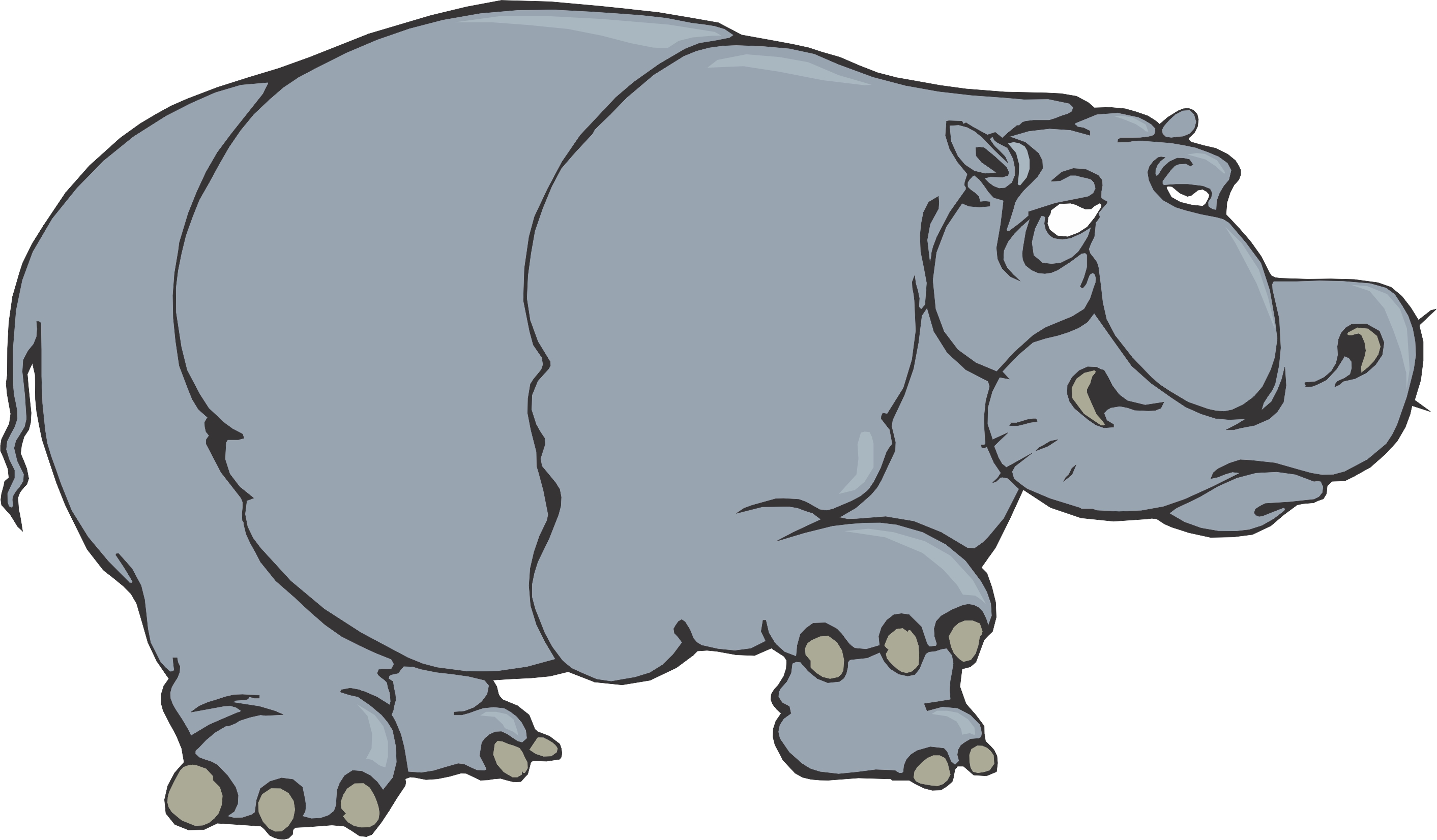 Funny Cartoon Hippos Images & Pictures - Becuo