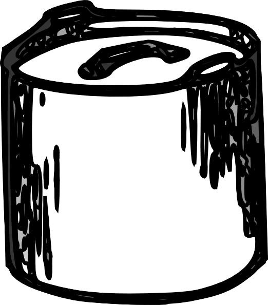 Pot Black And White clip art - vector clip art online, royalty ...